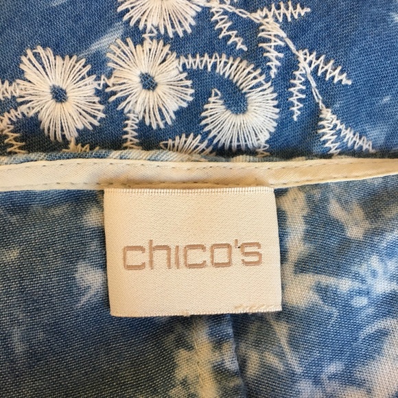 Chico’s • Tie-dye Boho lace vest | Sz M - Picture 12 of 12